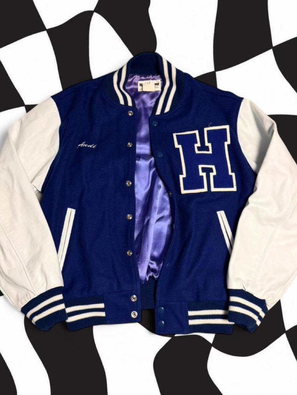 Vintage Mac Murray of California wool varsity letterman’s jacket